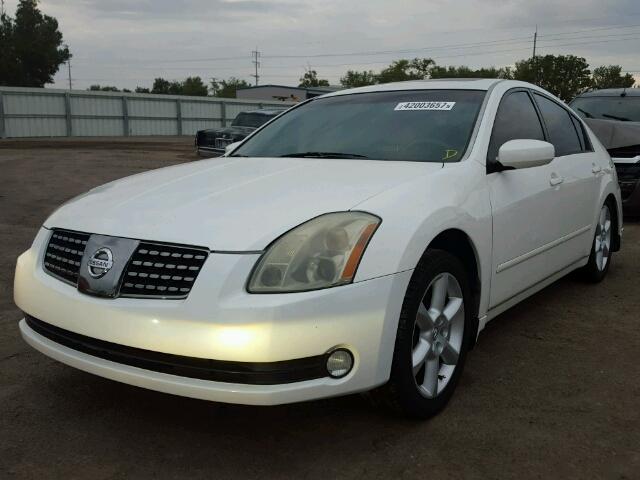 1N4BA41E85C845746 - 2005 NISSAN MAXIMA SE WHITE photo 2