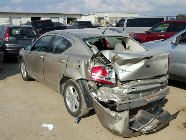 1B3LC56RX8N202626 - 2008 DODGE AVENGER GOLD photo 3