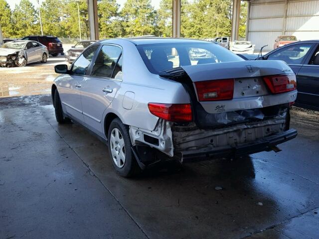 1HGCM56425A004871 - 2005 HONDA ACCORD SILVER photo 3