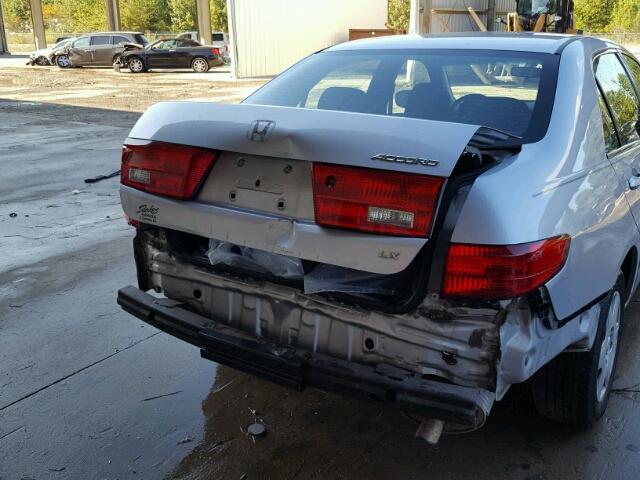 1HGCM56425A004871 - 2005 HONDA ACCORD SILVER photo 9