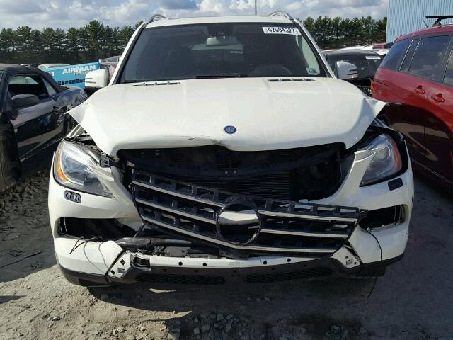 4JGDA5HB2DA217997 - 2013 MERCEDES-BENZ ML 350 4MA WHITE photo 9