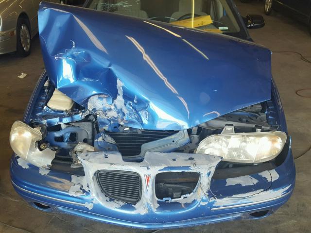 1G2NE52M9TC714544 - 1996 PONTIAC GRAND AM S ლურჯი ფოტო 7