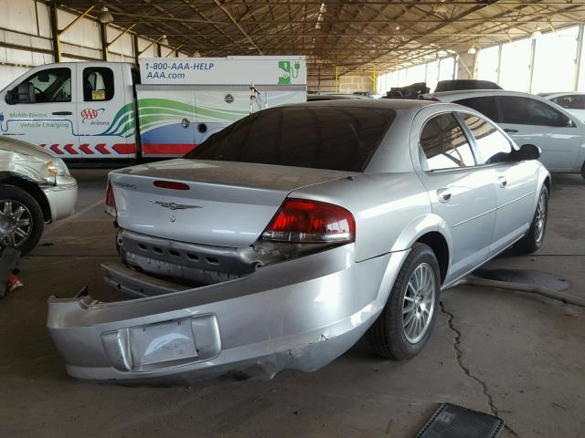 1C3EL46J15N687119 - 2005 CHRYSLER SEBRING SILVER photo 4