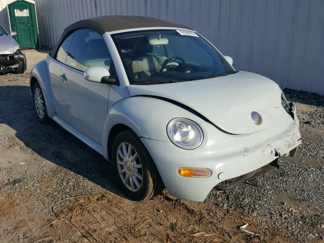 3VWCM31Y15M351251 - 2005 VOLKSWAGEN NEW BEETLE ლურჯი ფოტო 1