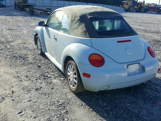 3VWCM31Y15M351251 - 2005 VOLKSWAGEN NEW BEETLE ლურჯი ფოტო 3