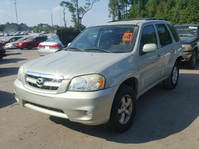 4F2YZ04115KM37609 - 2005 MAZDA TRIBUTE TAN photo 2