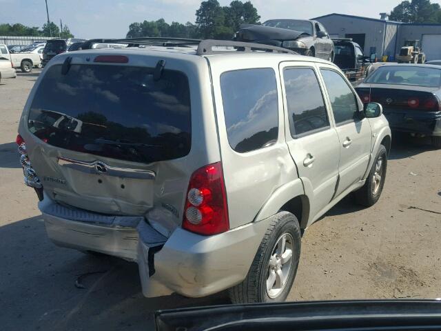 4F2YZ04115KM37609 - 2005 MAZDA TRIBUTE TAN photo 4