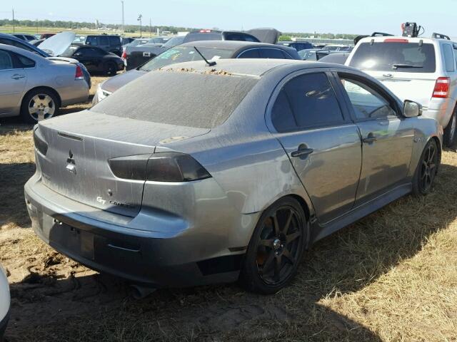 JA32U8FWXFU002815 - 2015 MITSUBISHI LANCER GT GRAY photo 4