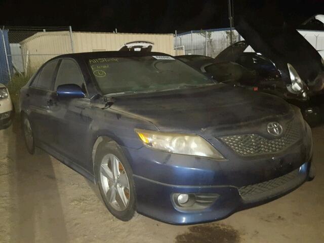 4T1BF3EK6BU594913 - 2011 TOYOTA CAMRY BASE BLUE photo 1