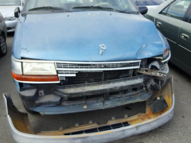 2P4GH45R4RR549544 - 1994 PLYMOUTH VOYAGER SE BLUE photo 7