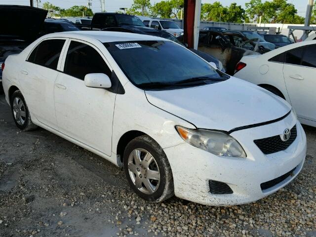 2T1BU4EE1AC532700 - 2010 TOYOTA COROLLA WHITE photo 1