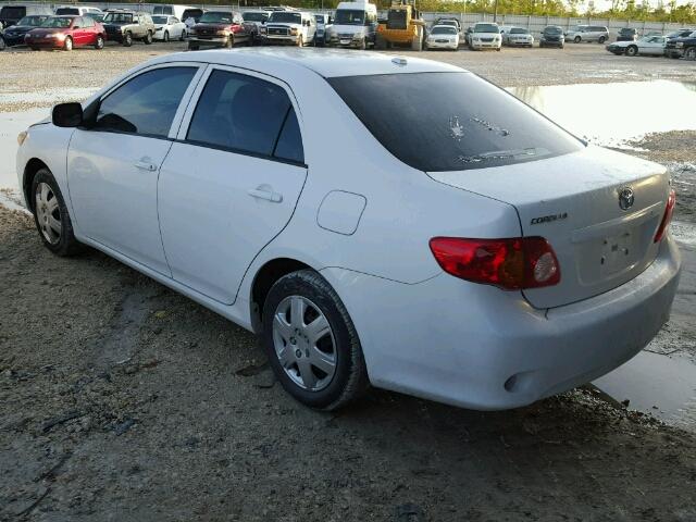 2T1BU4EE1AC532700 - 2010 TOYOTA COROLLA WHITE photo 3