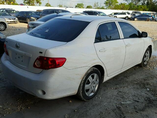 2T1BU4EE1AC532700 - 2010 TOYOTA COROLLA WHITE photo 4