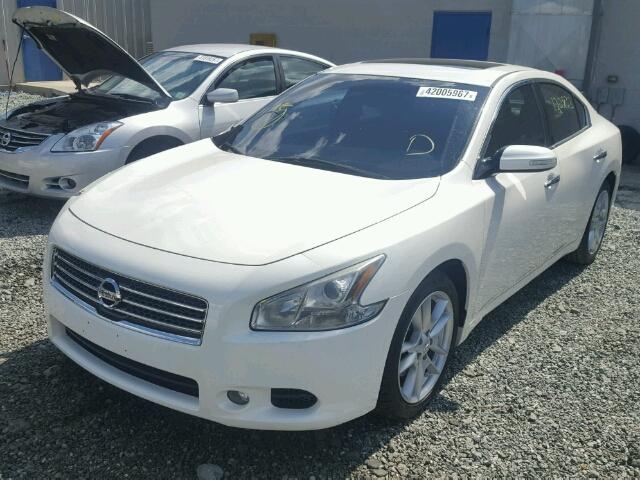 1N4AA5AP0AC870749 - 2010 NISSAN MAXIMA S WHITE photo 2