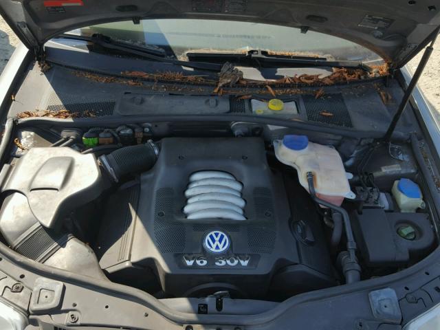 WVWRH63B93P036264 - 2003 VOLKSWAGEN PASSAT GLX GRAY photo 7