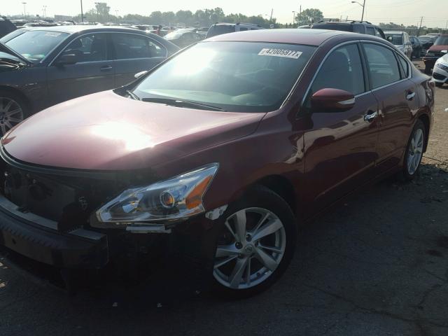 1N4AL3AP3FC136709 - 2015 NISSAN ALTIMA MAROON photo 2