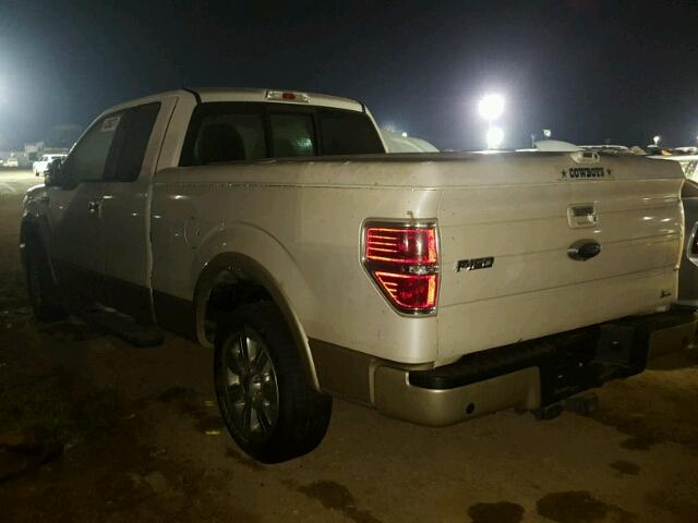 1FTFX1CV0AKA96768 - 2010 FORD F150 SUPER WHITE photo 3