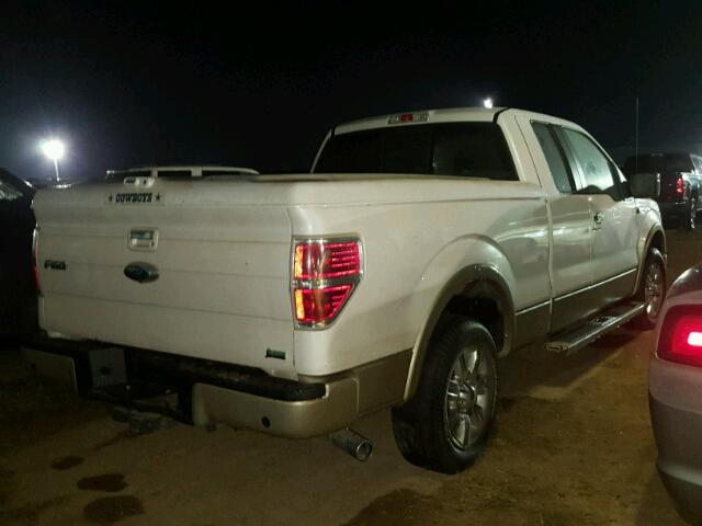 1FTFX1CV0AKA96768 - 2010 FORD F150 SUPER WHITE photo 4