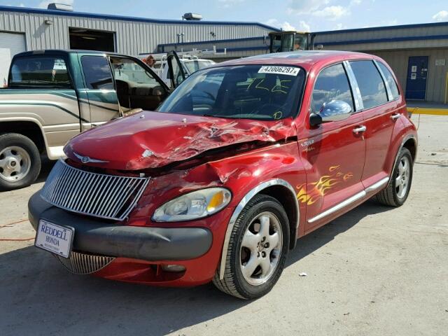 3C8FY4BB11T590673 - 2001 CHRYSLER PT CRUISER RED photo 2