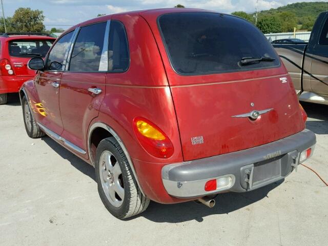 3C8FY4BB11T590673 - 2001 CHRYSLER PT CRUISER RED photo 3