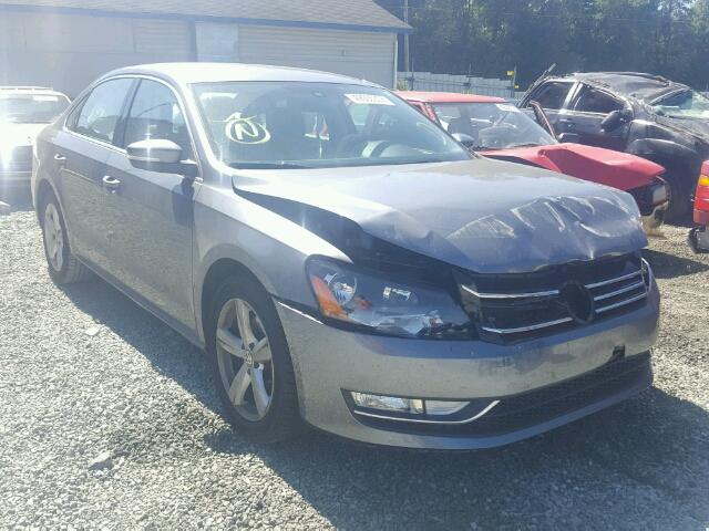 1VWAT7A39FC079394 - 2015 VOLKSWAGEN PASSAT S GRAY photo 1