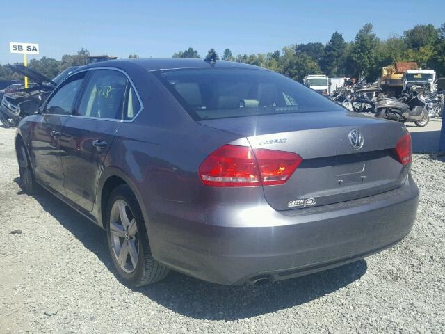 1VWAT7A39FC079394 - 2015 VOLKSWAGEN PASSAT S Gris foto 3