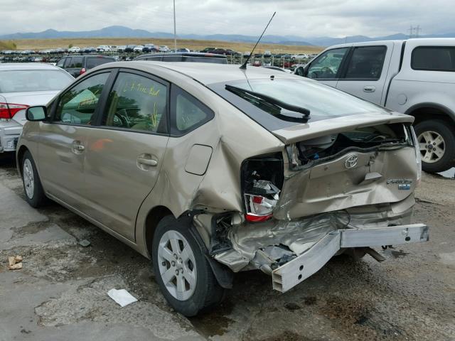 JTDKB20U153039493 - 2005 TOYOTA PRIUS GOLD photo 3