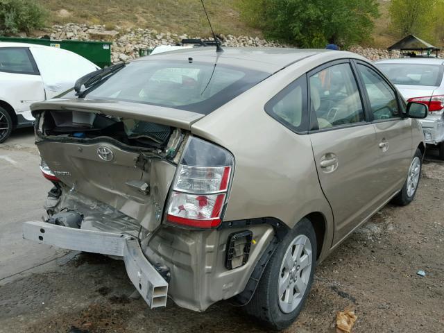 JTDKB20U153039493 - 2005 TOYOTA PRIUS GOLD photo 4