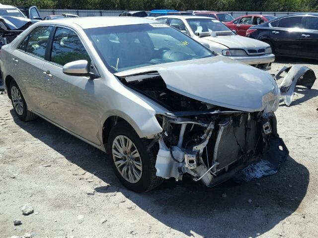 4T1BF1FK6DU293595 - 2013 TOYOTA CAMRY L BEIGE photo 1