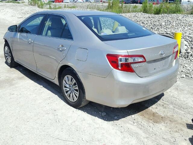 4T1BF1FK6DU293595 - 2013 TOYOTA CAMRY L BEIGE photo 3