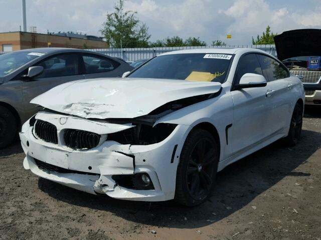 WBA4B3C53GG344036 - 2016 BMW 435 XI WHITE photo 2