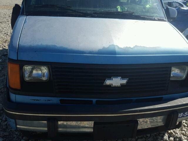 1GNDM19Z2RB167742 - 1994 CHEVROLET ASTRO BLUE photo 7