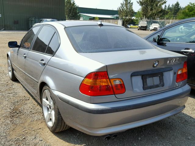 WBAAZ33414KP88031 - 2004 BMW 325 IS SUL GRAY photo 3