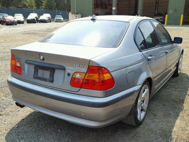 WBAAZ33414KP88031 - 2004 BMW 325 IS SUL GRAY photo 4