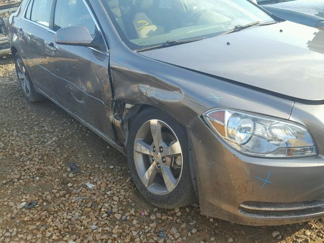 1G1ZC5EU7BF362164 - 2011 CHEVROLET MALIBU 1LT 棕色 照片 9