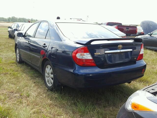 4T1BF30K73U542988 - 2003 TOYOTA CAMRY LE BLUE photo 3