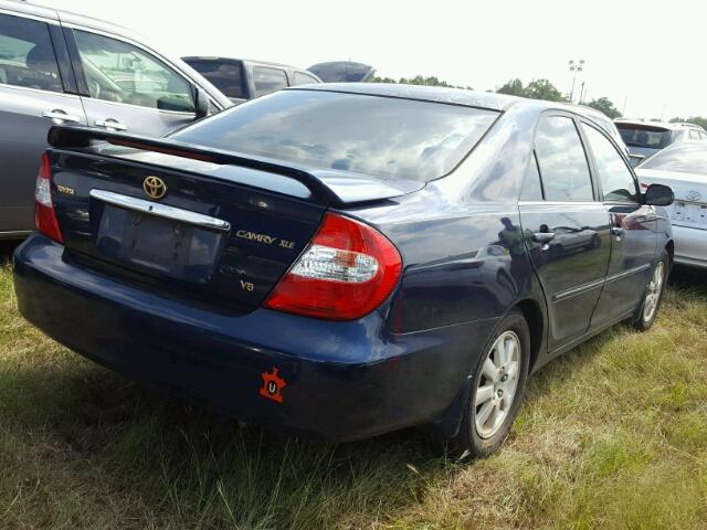 4T1BF30K73U542988 - 2003 TOYOTA CAMRY LE 蓝色 照片 4