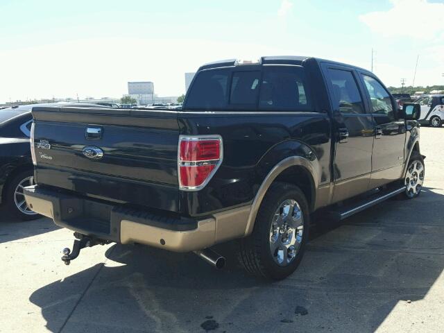 1FTFW1CT6BKE13407 - 2011 FORD F150 SUPER TWO TONE photo 4