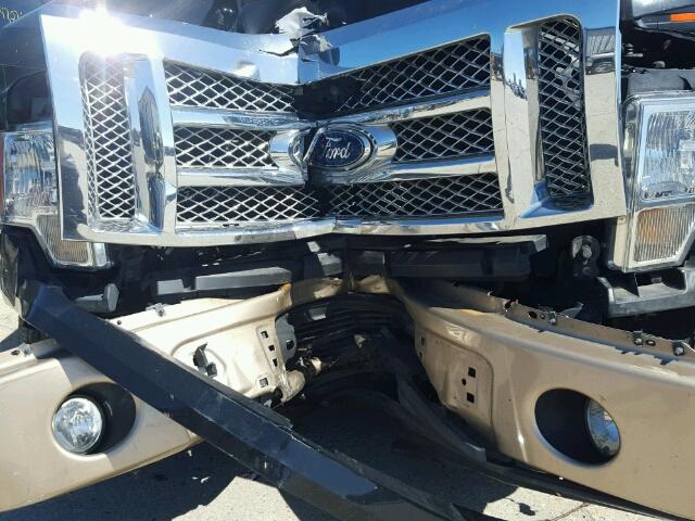 1FTFW1CT6BKE13407 - 2011 FORD F150 SUPER TWO TONE photo 9