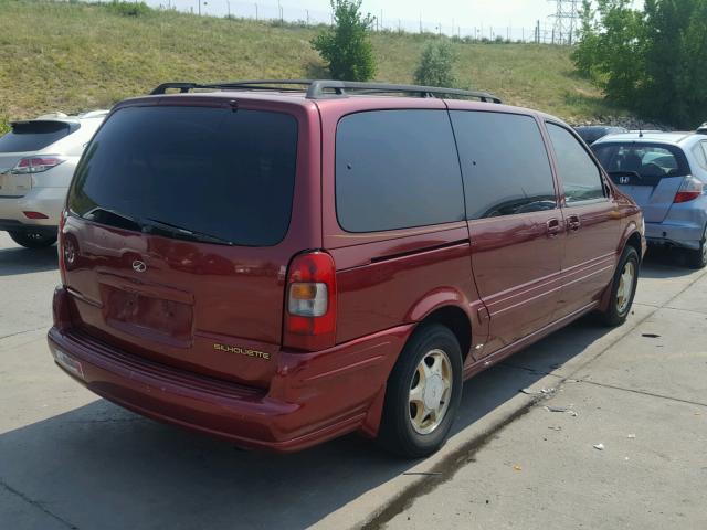 1GHDX13E6YD291919 - 2000 OLDSMOBILE SILHOUETTE MAROON photo 4