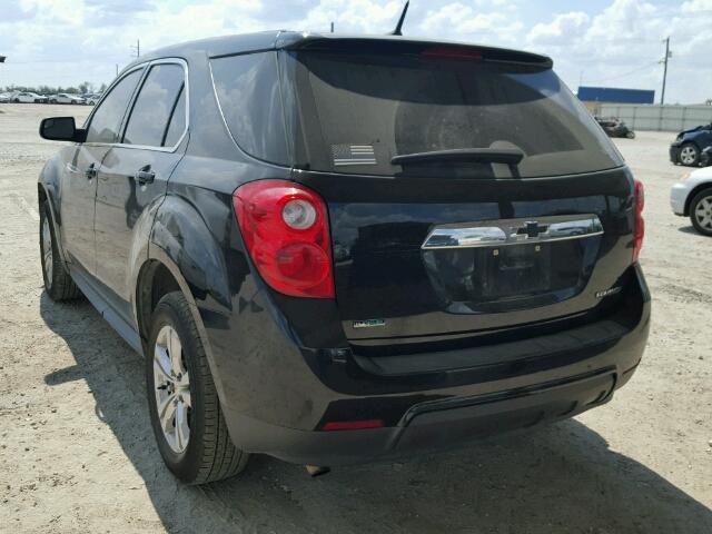 2GNALBEK4C1223143 - 2012 CHEVROLET EQUINOX LS BLACK photo 3