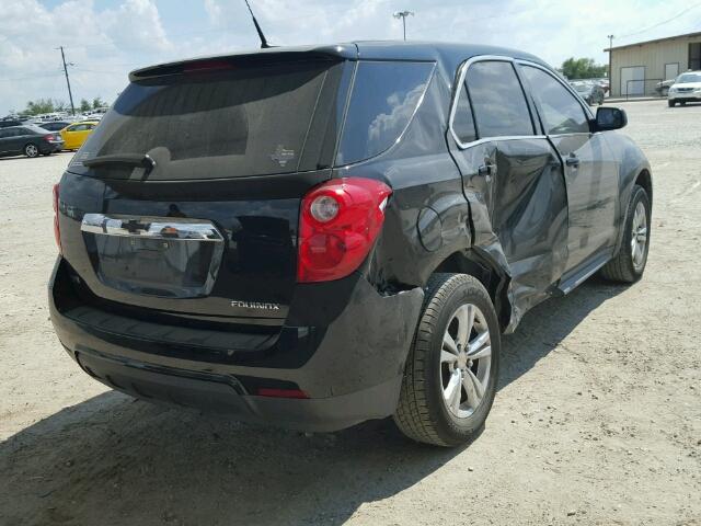 2GNALBEK4C1223143 - 2012 CHEVROLET EQUINOX LS BLACK photo 4