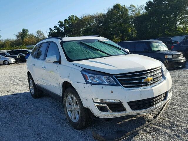 1GNKRGKD6EJ118666 - 2014 CHEVROLET TRAVERSE WHITE photo 1