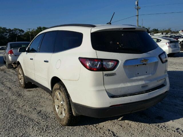 1GNKRGKD6EJ118666 - 2014 CHEVROLET TRAVERSE WHITE photo 3