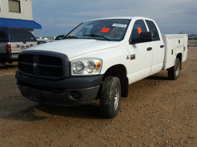 3D7KS28L69G535670 - 2009 DODGE RAM 2500 WHITE photo 2