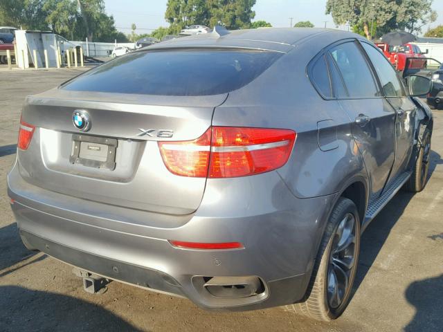 5UXFG8C57CL590212 - 2012 BMW X6 XDRIVE5 GRAY photo 4