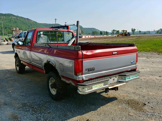 1FTHF26F8VEA86502 - 1997 FORD F250 RED photo 3