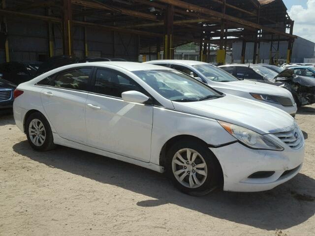 5NPEB4AC6BH053257 - 2011 HYUNDAI SONATA GLS WHITE photo 1