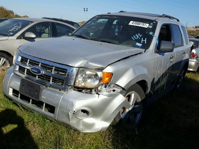 1FMCU03G99KB64807 - 2009 FORD ESCAPE SILVER photo 2