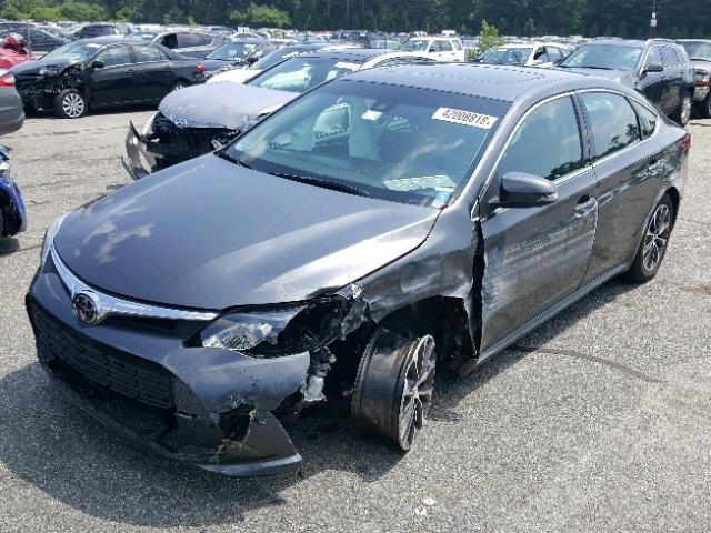 4T1BK1EB4HU255365 - 2017 TOYOTA AVALON XLE GRAY photo 2